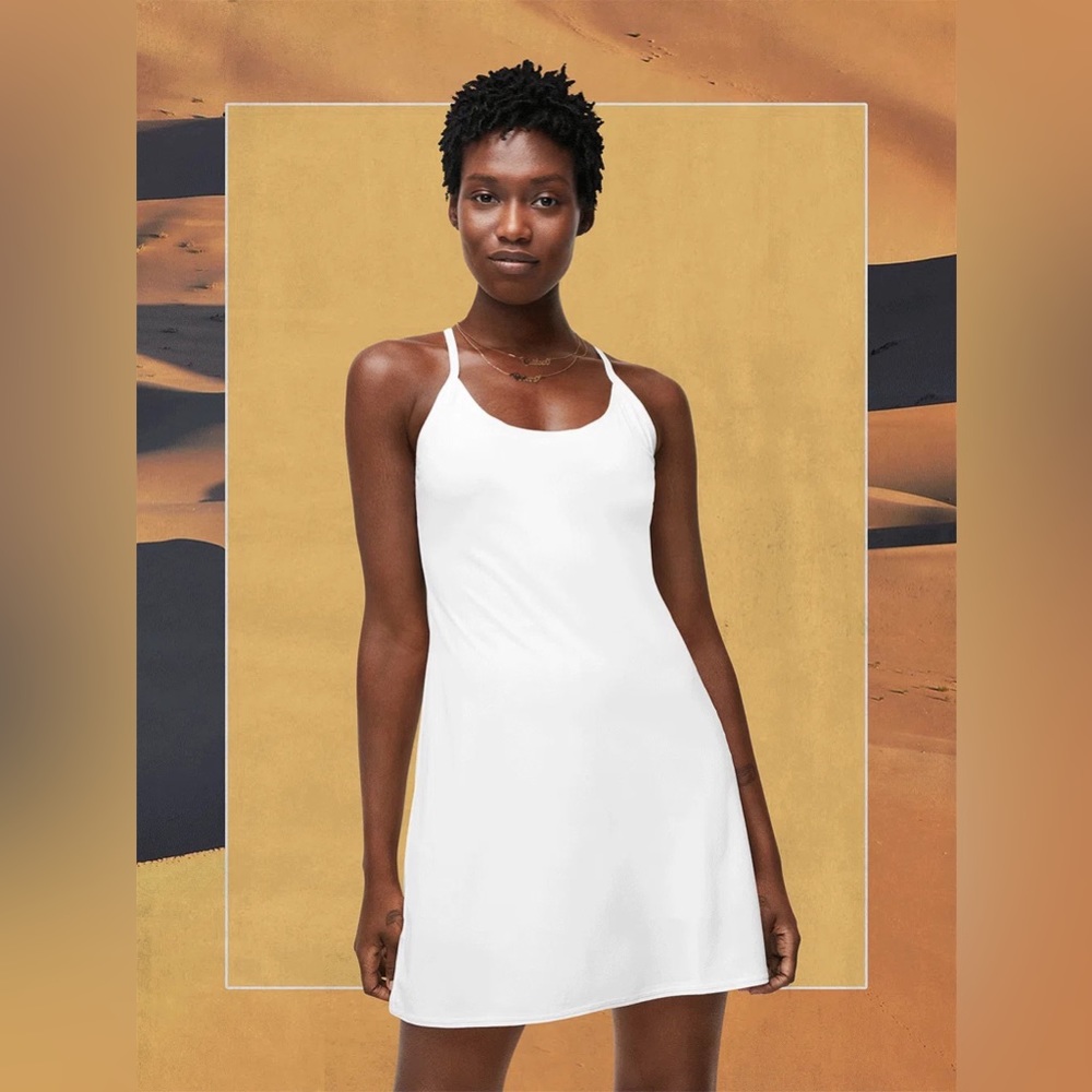 Original Outdoor Voices Exercise Dress in White NWOT